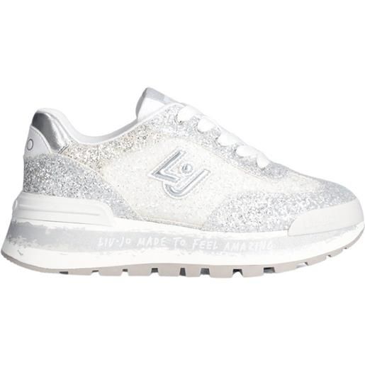 LIU JO sneakers donna platform full glitter 36