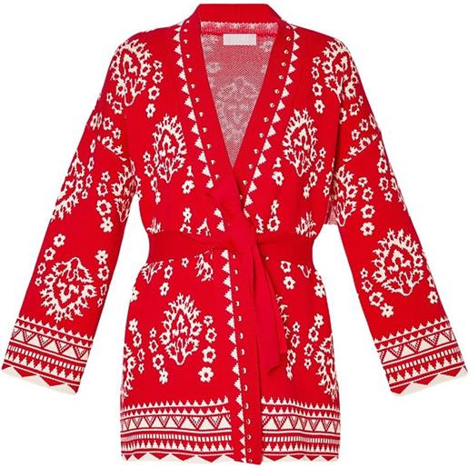 LIU JO kimono donna in maglia jacquard xs