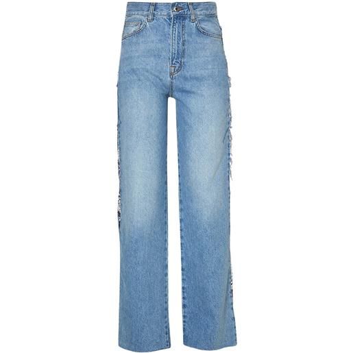 LIU JO jeans donna straight con pizzo 24