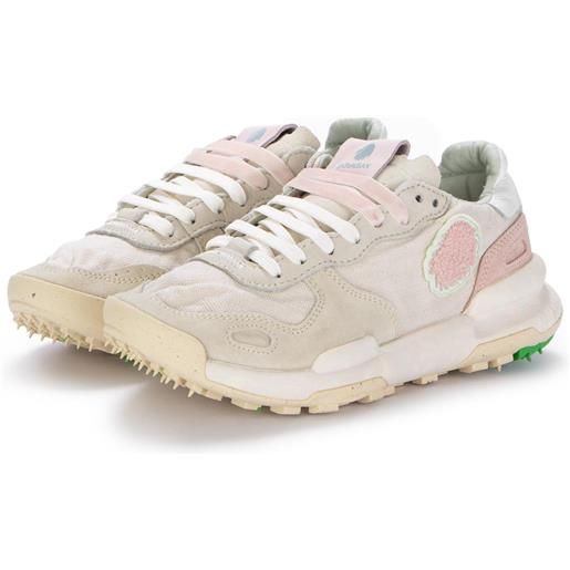 SATORISAN | sneakers chacrona bianco rosa