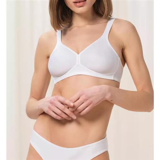 Triumph reggiseno Triumph modern soft + cotton n bianco / 3b