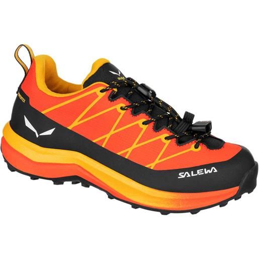 Salewa wildfire 2 ptx k trail running shoes arancione eu 33 ragazzo