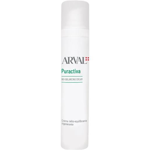 ARVAL puractiva bio-balancing cream - crema seboequilibrante rigenerante 50ml