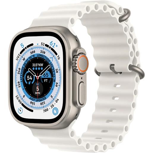 Apple watch ultra bianco cinturino gomma
