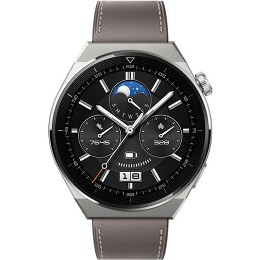 Huawei watch gt 3 pro 46mm oro/cinturino in pelle default title