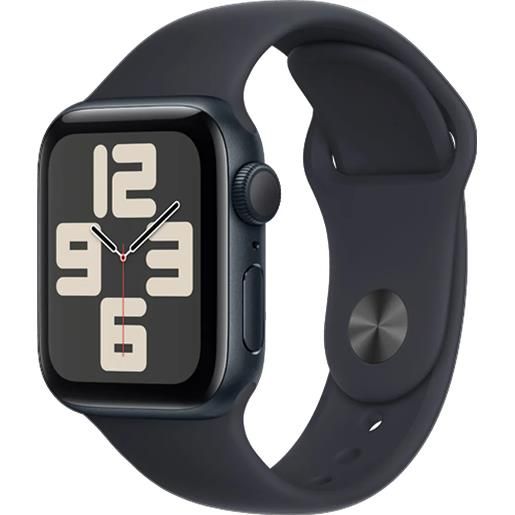 Apple watch se 2023 40mm nero (cinturino silicone nero s/m) default title