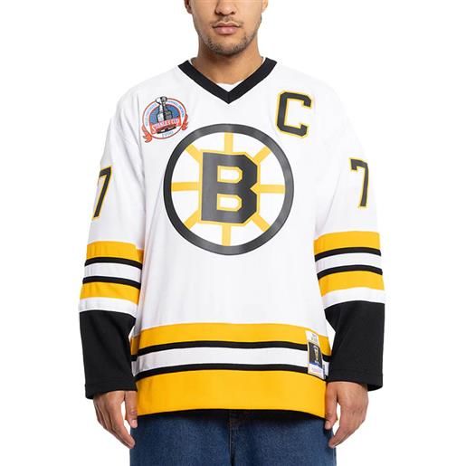 MITCHELL & NESS blue line ray bourque boston bruins white 1989 jersey