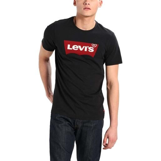 Levi's ® housemark tee t shirt uomo nero / xs
