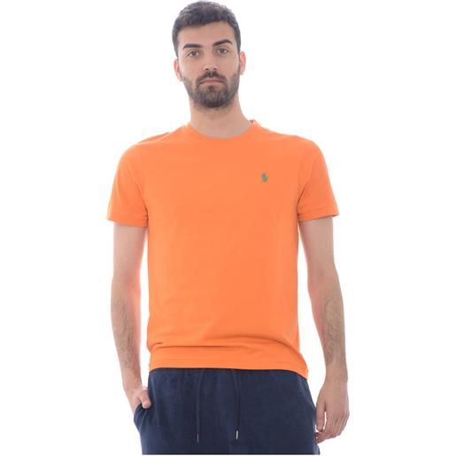 Polo Ralph Lauren t shirt uomo in cotone arancio / m