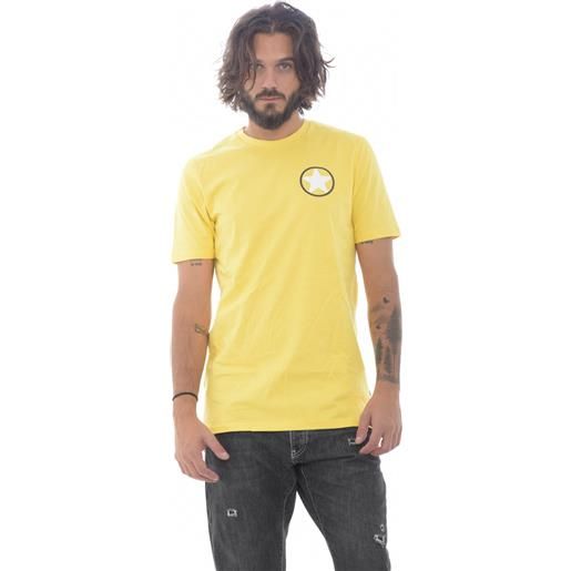 Star Point t shirt uomo con logo giallo / l