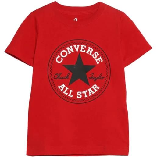 Converse t shirt bambino con logo rosso / 12a