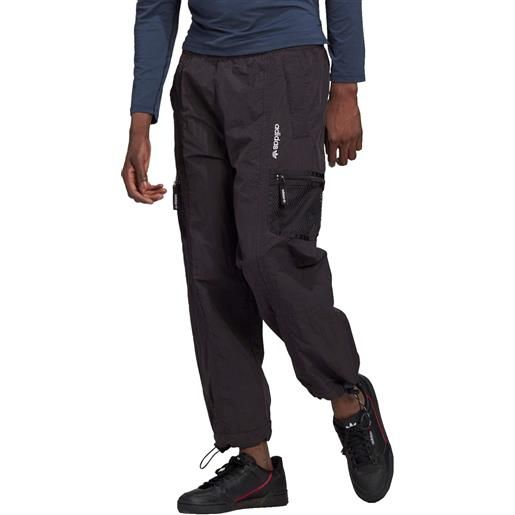 Adidas pantaloni uomo adventure woven cargo nero / m