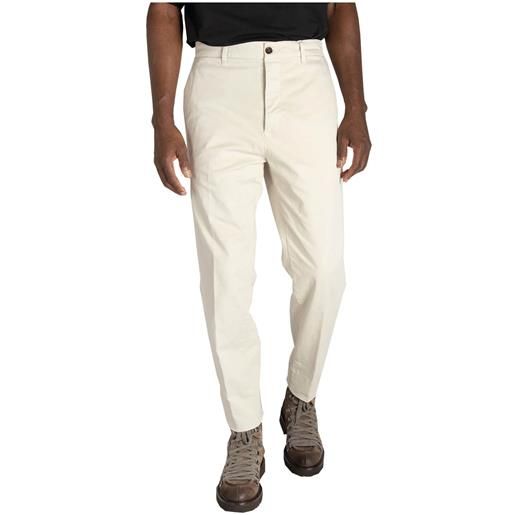 Haikure pantalone uomo in gabardina avorio / 33