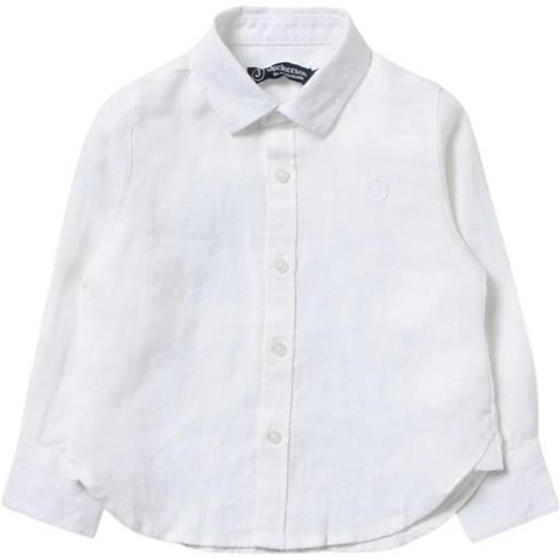Jeckerson camicia bambino in lino bianco / 24m