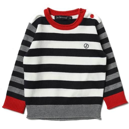 Jeckerson maglia bambino a righe fantasia / 6m