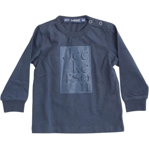 Jeckerson maglia bambino in jersey di cotone blu navy / 18m