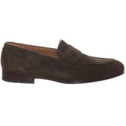 Hugo Boss mocassino uomo scamosciato marrone / 40