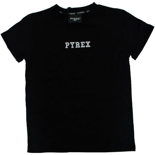 Pyrex t shirt bambino con logo stampato nero / 10a