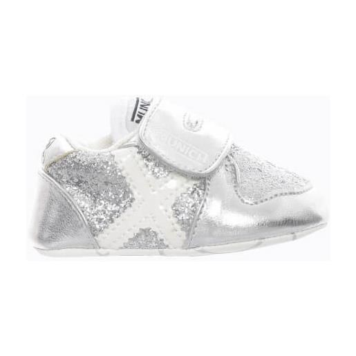 Munich sneakers bambina glitterate argento / 17