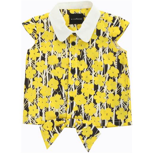 John Richmond camicia bambina flowers giallo / 9m