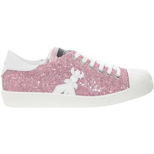 Patrizia Pepe sneakers bambina glitterata rosa / 34