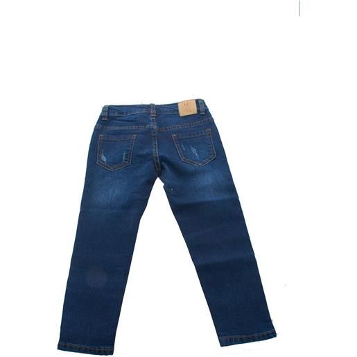 Silvian heach jeans da bambina lavaggio scuro denim / 3a