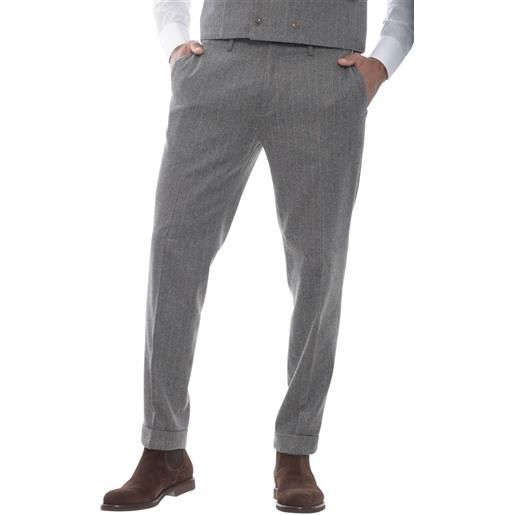 Outfit pantaloni uomo regular fit grigio / 46