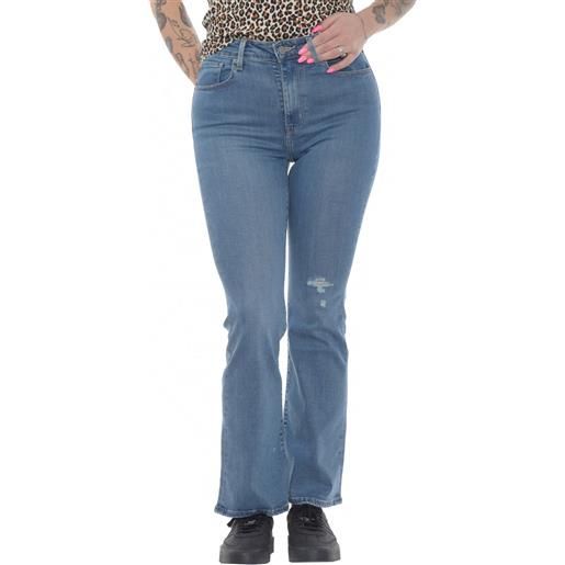 Levi's jeans donna 725 vita alta bootcut denim / w27 l28