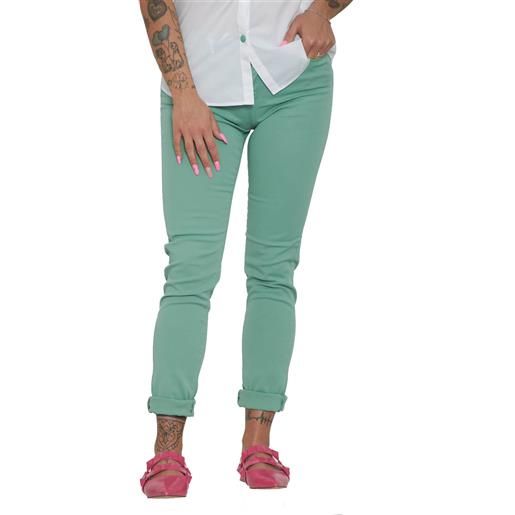 Love Moschino jeans donna slim fit verde / 25
