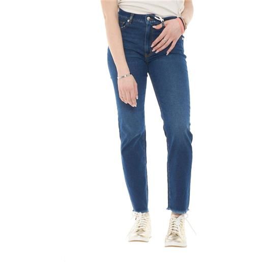 Moschino love Moschino jeans donna slim sfrangiato denim / 25