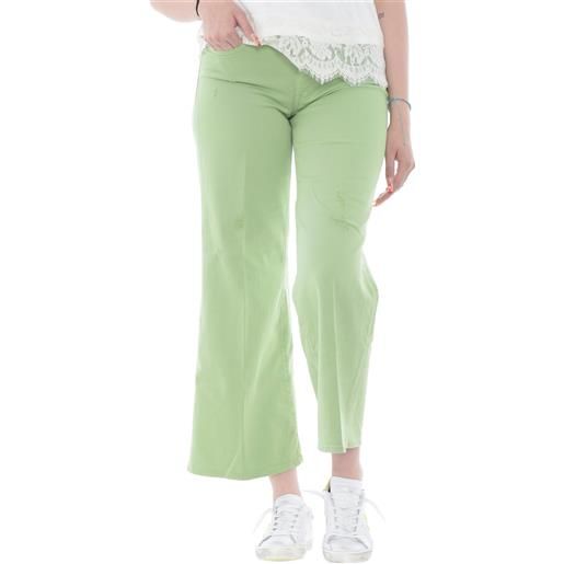 People jeans donna crop emilia verde / 25