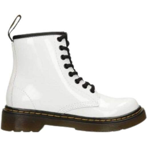 Dr. Martens boot bambina patent lamper bianco / 35