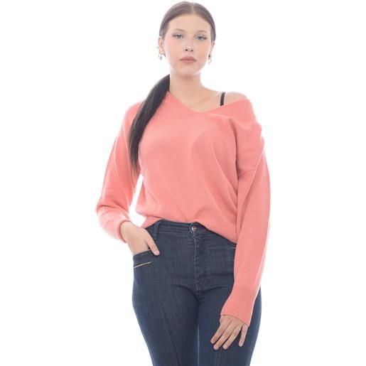 Peserico maglia donna con scollo a v fragola / 40