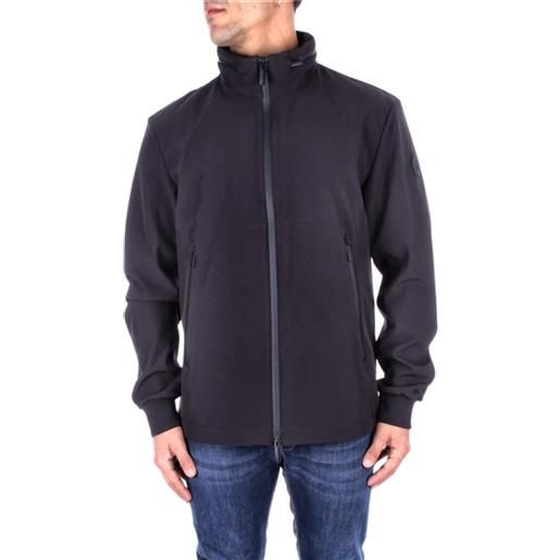 Woolrich giubbino uomo soft shell bomber nero / m