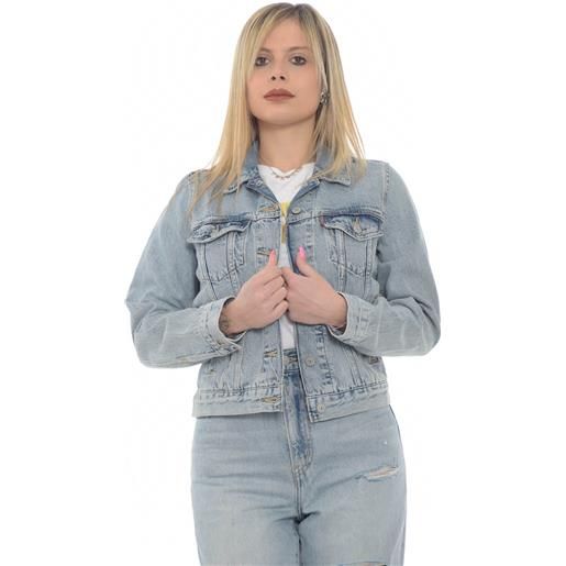 Levi's giubbino donna di jeans original tracker denim / xs