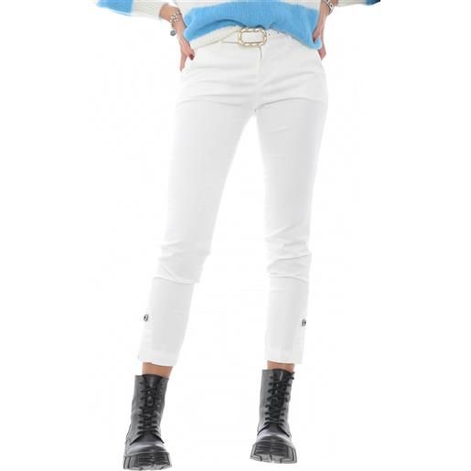 Liu Jo pantaloni donna con cintura rimovibile bianco / 30