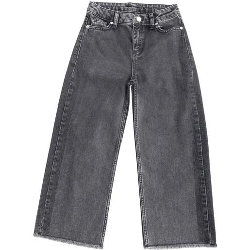 Relish Girl relish jeans bambina con dettagli strass nero / 8a