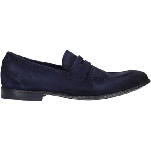 Hundred 100 hundred mocassino uomo in camoscio blu / 42