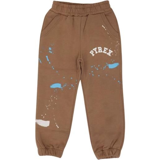 Pyrex kids pantalone bambino effetto spray marrone / 8a