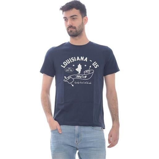 MCS t-shirt uomo marlboro blu / m