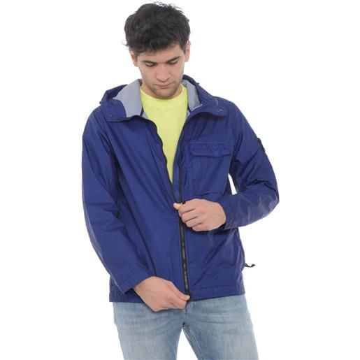 Stone Island giubbino uomo membrana blu / m