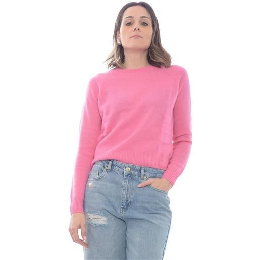 Vicolo maglia donna in cashmere rosa / tu