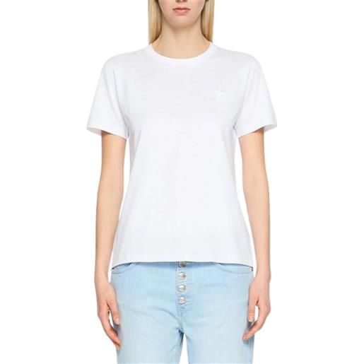 Dondup t shirt donna in jersey bianco / s