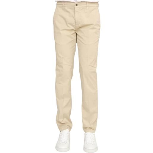 Brooksfield pantalone uomo plain stretch beige / 54