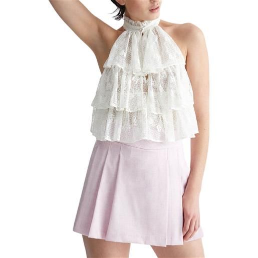 Liu Jo top donna in pizzo bianco / 38