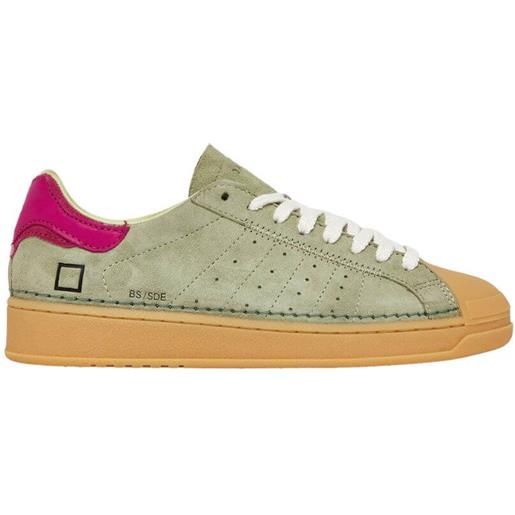Date sneakers donna base suede verde / 36