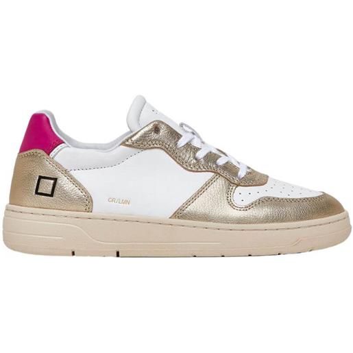 Date sneakers donna court laminated bianco / 36