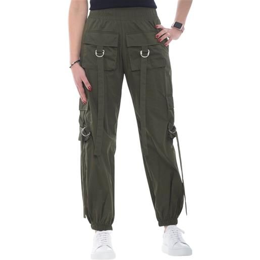 Liu Jo pantaloni donna con tasconi verde / 24