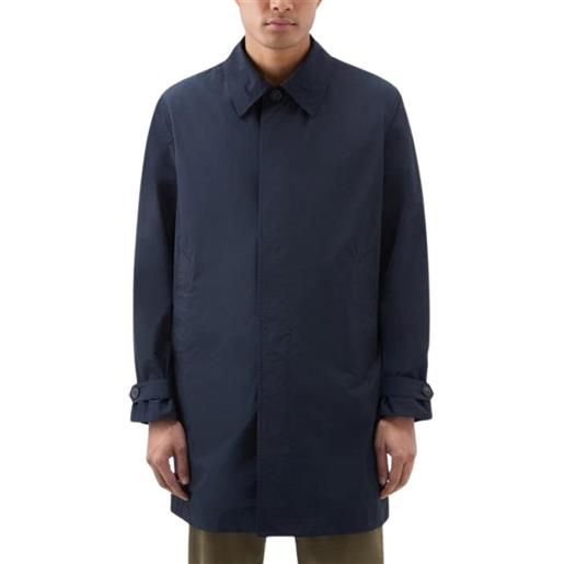 Woolrich impermeabile uomo new city in urban touch blu / s