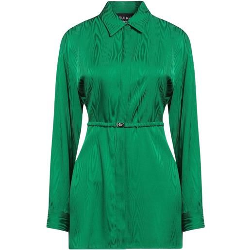 Moschino boutique camicia donna satinata verde / 42